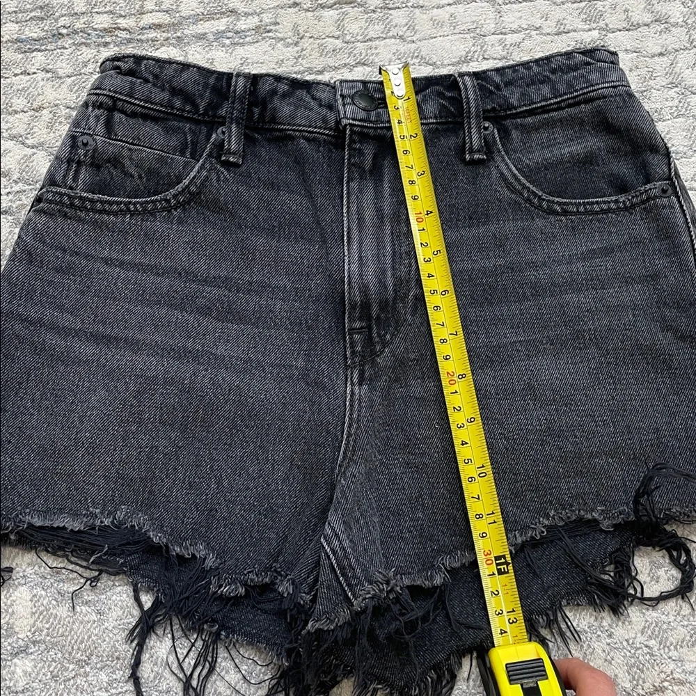 Alexander Wang Black Jean Shorts - Picture 10 of 11